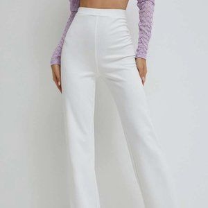 SBETRO High Waist Straight Leg Pants